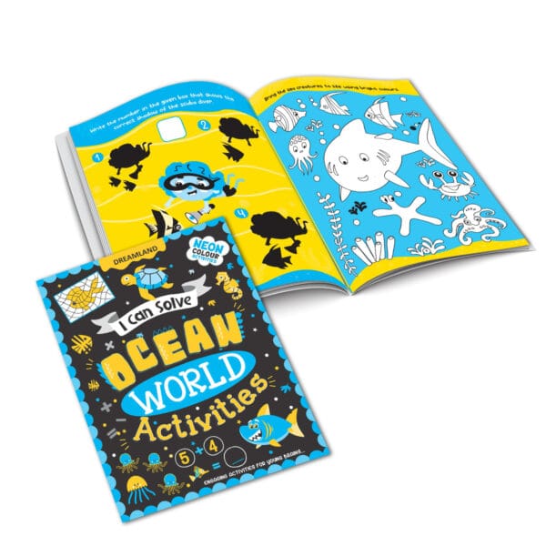 I Can Solve Activities Pack- A Set of 4 Books – I Can Solve Activity Book for Kids Age 4- 8 Years | With Colouring Pages, Mazes, Dot-to-Dots - Image 2