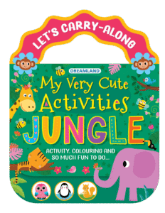 Jungle- Let's Carry-Along Activity, Colouring Book for Kids Age 3 -8 years (My Very Cute Activities Series)