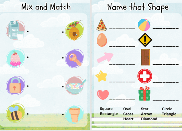 6000+ Printable Learning Sheets for Kids for ages between 2 to 7 - Image 10