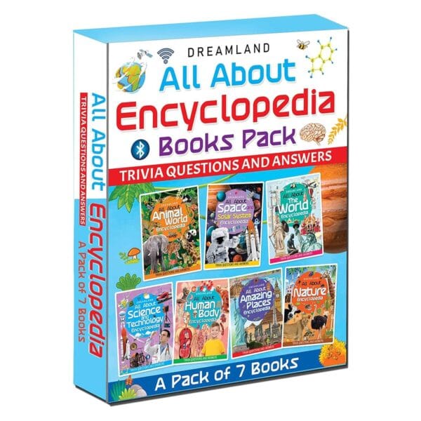 Children Encyclopedia Books Pack for Age 5 - 15 Years- All About Trivia Questions and Answers|Animals World, Space and Solar System, The World, Sci and Tech, Human Body, Amazing Places, Nature - Image 2