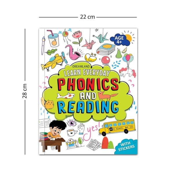 Learn Everyday Books Pack Age 4+ - A Set of 3 Books - Phonics and Reading, Early Maths, Learn to Write - Image 3