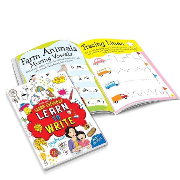 Learn Everyday Books Pack Age 4+ - A Set of 3 Books - Phonics and Reading, Early Maths, Learn to Write - Image 6
