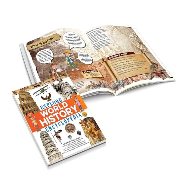 Encyclopedia Books Pack - A Set of 8 Books |Dinosaur World | Space & Universe | Animal Kingdom | Ocean World | Human Body | Science and Technology | Planet Earth | World History - Image 9